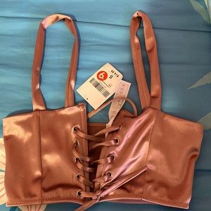 Forever 21. Pink satin tank